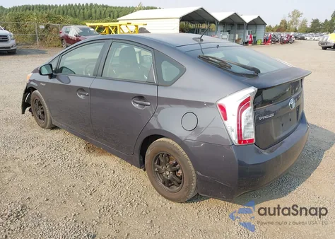 2012 Toyota Prius Three from USA, damaged, VIN JTDKN3DU4C5411188